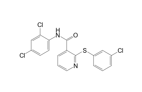 2-[(m-chlorophenyl)thio]-2',4'-dichloronicotinanilide