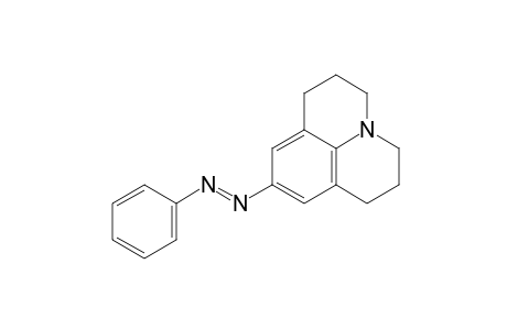 9-(phenylazo)-2,3,6,7-tetrahydro-1H,5H-benzo[ij]quinolizine