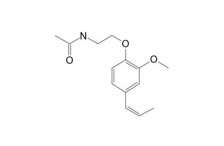 N-(2-{2-Methoxy-4-[(1Z)-prop-1-en-1-yl]phenoxy}ethyl)acetamide