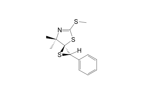 TRANS-7,7-DIMETHYL-5-(METHYLTHIO)-2-PHENYL-1,4-DITHIA-6-AZASPIRO-[2.4]-HEPT-5-ENE