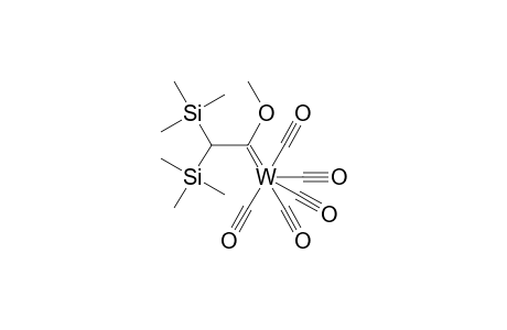 Tungsten, pentacarbonyl[1-methoxy-2,2-bis(trimethylsilyl)ethylidene]-, (OC-6-21)-