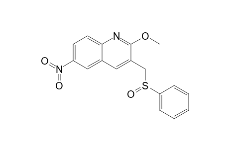 2-Methoxy-6-nitro-3-(phenylsulfinylmethyl)quinoline