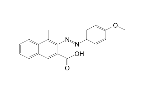 3-(4-Methoxyphenylazo)-4-methylnaphthalene-2-carboxylic acid