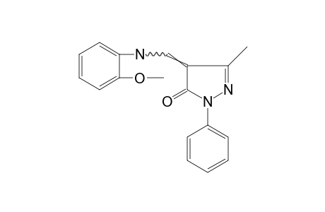 4-[(o-ANISIDINO)METHYLENE]-3-METHYL-1-PHENYL-2-PYRAZOLIN-5-ONE