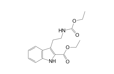 3-[2-(carboxyamino)ethyl]indole-2-carboxlic acid, diethyl ester