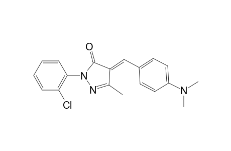 (4E)-2-(2-chlorophenyl)-4-[4-(dimethylamino)benzylidene]-5-methyl-2,4-dihydro-3H-pyrazol-3-one