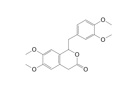 1-[(3,4-dimethoxyphenyl)methyl]-6,7-dimethoxy-1,4-dihydroisochromen-3-one