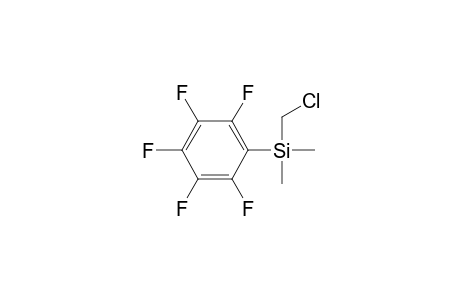 Chloromethyl-dimethyl-[2,3,4,5,6-pentakis(fluoranyl)phenyl]silane