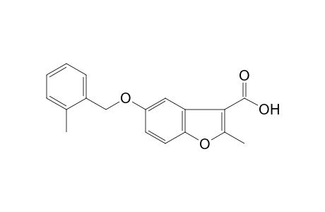 2-Methyl-5-[(2-methylbenzyl)oxy]-1-benzofuran-3-carboxylic acid