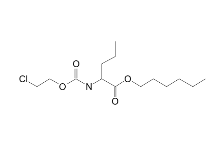 L-Norvaline, N-(2-chloroethoxycarbonyl)-, hexyl ester