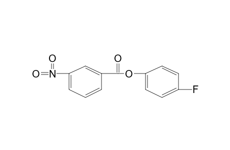 m-nitrobenzoic acid, p-fluorophenyl ester