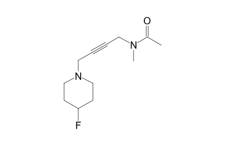 Acetamide, N-methyl-N-[4-[4-fluoro-1-hexahydropyridyl]-2-butynyl]-