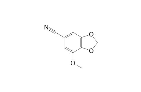 3-Methoxy-4,5-methylenedioxynitrile