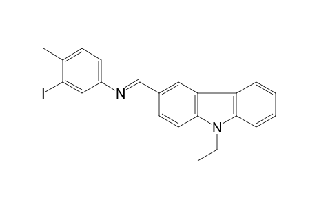 N-[(E)-(9-ethyl-9H-carbazol-3-yl)methylidene]-3-iodo-4-methylaniline