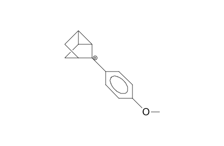 3-(4-Methoxy-phenyl)-3-nortricyclyl cation