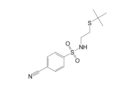 N-[2-(tert-butylthio)ethyl]-p-cyanobenzenesulfonamide