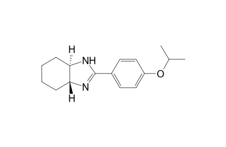 (+)-(3aR,7aR)-2-(4-Isopropoxyphenyl)-trans-3a,4,5,6,7,7a-hexahydrobenzimidazole