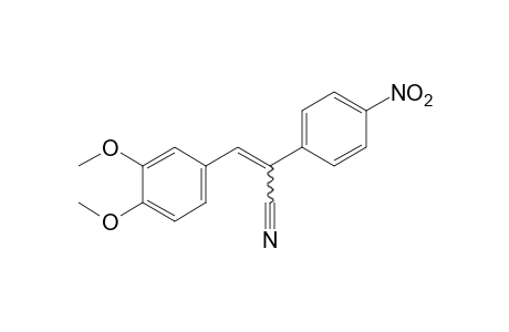 3-(3,4-Dimethoxyphenyl)-2-(p-nitrophenyl)acrylonitrile