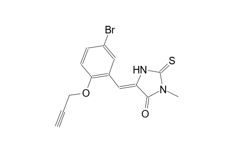 4-imidazolidinone, 5-[[5-bromo-2-(2-propynyloxy)phenyl]methylene]-3-methyl-2-thioxo-, (5Z)-