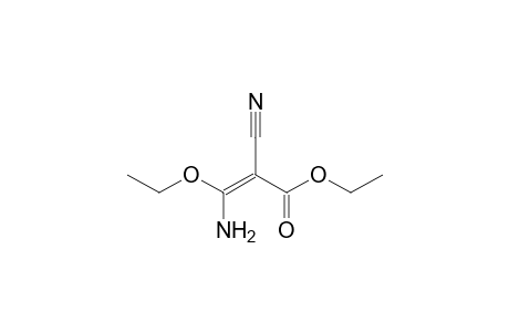 Ethyl 3-amino-2-cyano-3-ethoxyacrylate