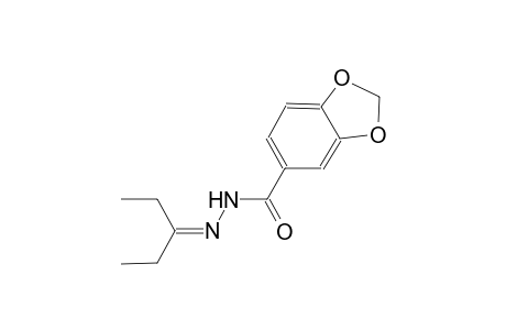 N'-(1-ethylpropylidene)-1,3-benzodioxole-5-carbohydrazide