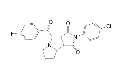 2-(4-chlorophenyl)-4-(4-fluorobenzoyl)hexahydrodipyrrolo[1,2-a:3,4-c]pyrrole-1,3(2H,4H)-dione