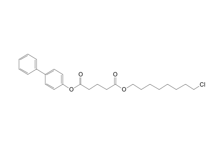 Glutaric acid, 8-chlorooctyl 4-biphenyl ester