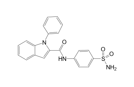 1-Phenyl-N-(4-sulfamoylphenyl)-2-indolecarboxamide