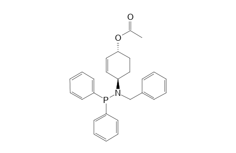 (E)-1-Acetoxy-4-[(benzyl(diphenylphosphinous)amidyl]cyclohex-2-ene