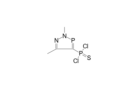 4-DICHLOROTHIOPHOSPHORYL-2,5-DIMETHYL-2H-1,2,3-SIGMA(2)-DIAZAPHOSPHOLE