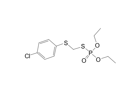 Product-ivb;S-(4-chlorophenyl-thio)-methyl-diethyl-phosphorothiolate