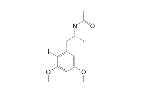 (2S)-N-ACETYL-1-(2'-IODO-3',5'-DIMETHOXYPHENYL)-2-AMINOPROPANE