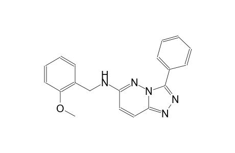 [1,2,4]triazolo[4,3-b]pyridazin-6-amine, N-[(2-methoxyphenyl)methyl]-3-phenyl-