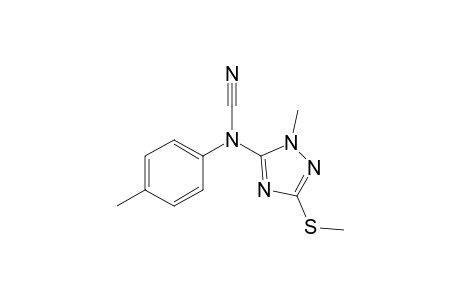 (2-methyl-5-methylsulfanyl-1,2,4-triazol-3-yl)-(4-methylphenyl)cyanamide