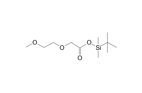 (2-Methoxyethoxy)acetic acid, tbdms derivative