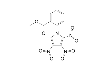 1-(2-METHOXYCARBONYL-PHENYL)-2,3,4-TRINITRO-PYRROLE