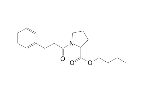 L-Proline, N-(3-phenylpropionyl)-, butyl ester