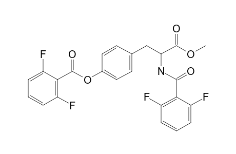 L-Tyrosine, N,o-bis(2,6-difluorobenzoyl)-, methyl ester