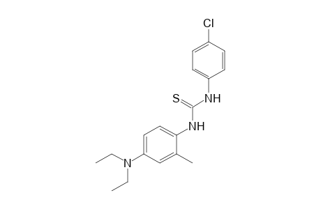 1-(p-chlorophenyl)-3-[4-(diethylamino)-o-tolyl]-2-thiourea