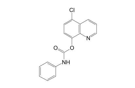 5-chloro-8-quinolinol, carbanilate (ester)