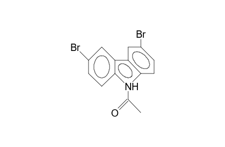 1-(3,6-dibromocarbazol-9-yl)ethanone