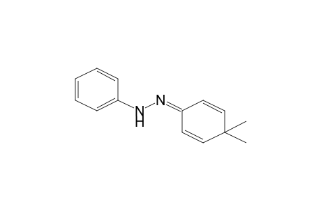 4,4-Dimethyl-2,5-cyclohexadien-1-one phenylhydrazone