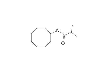 Cyclooctylamine, N-(2-methylpropionyl)-