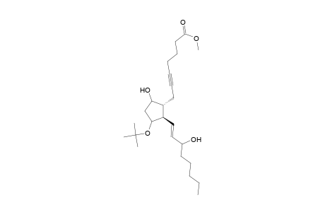 Methyl (E)-9,15-Dihydroxy-11-t-butoxypropst-13-en-5-ynoate