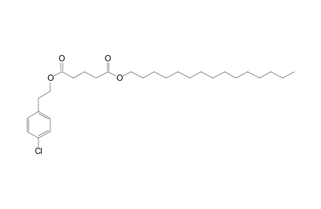 Glutaric acid, 2-(4-chlorophenyl)ethyl pentadecyl ester