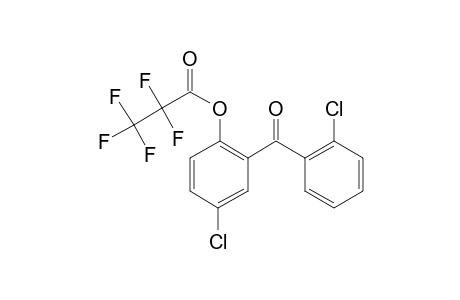 2',5-Dichloro-2-hydroxybenzophenone, pentafluoropropionate