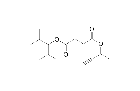 Succinic acid, but-3-yn-2-yl 2,4-dimethylpent-3-yl ester