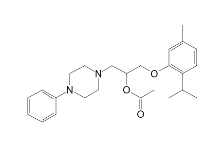 1-(2-Isopropyl-5-methyl-phenoxy)-3-(4-phenyl-piperazin-1-yl)-propan-2-ol, acetate