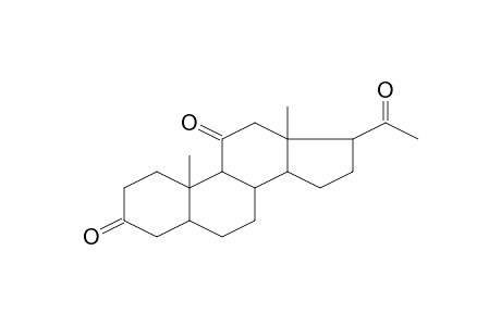 5a-Pregnane-3,11,20-trione