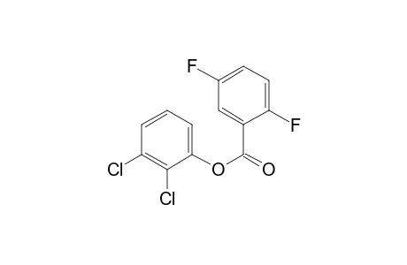 2,5-Difluorobenzoic acid, 2,3-dichlorophenyl ester